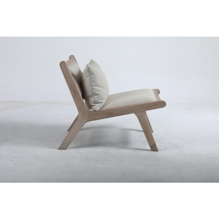 DKD Home Decor Butaca Moderno Beige Natural 83 x 71.5 x 57 cm (2 Unidades) 3