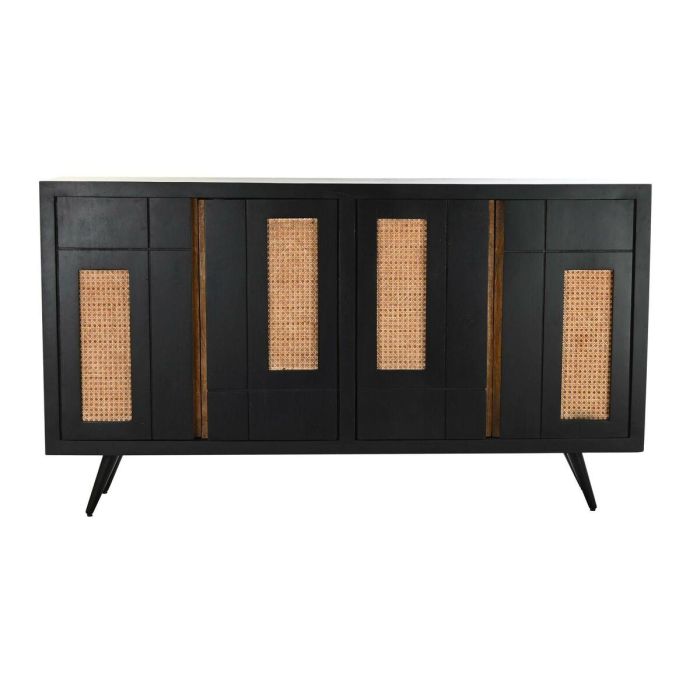 Buffet DKD Home Decor Negro Natural 40 x 90 x 160 cm 8