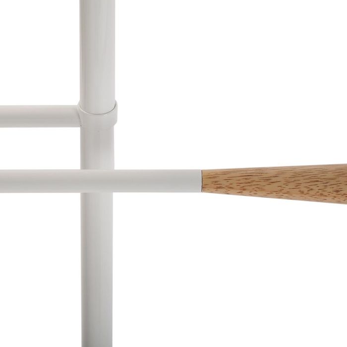 Galán de Noche Versa Blanco Metal Natural Madera de pino 44 x 108 x 25 cm 3