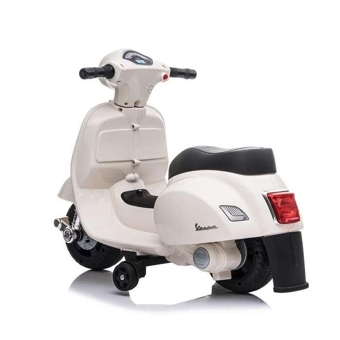 Ociotrends Moto mini Vespa blanca 6V 1 motor 4