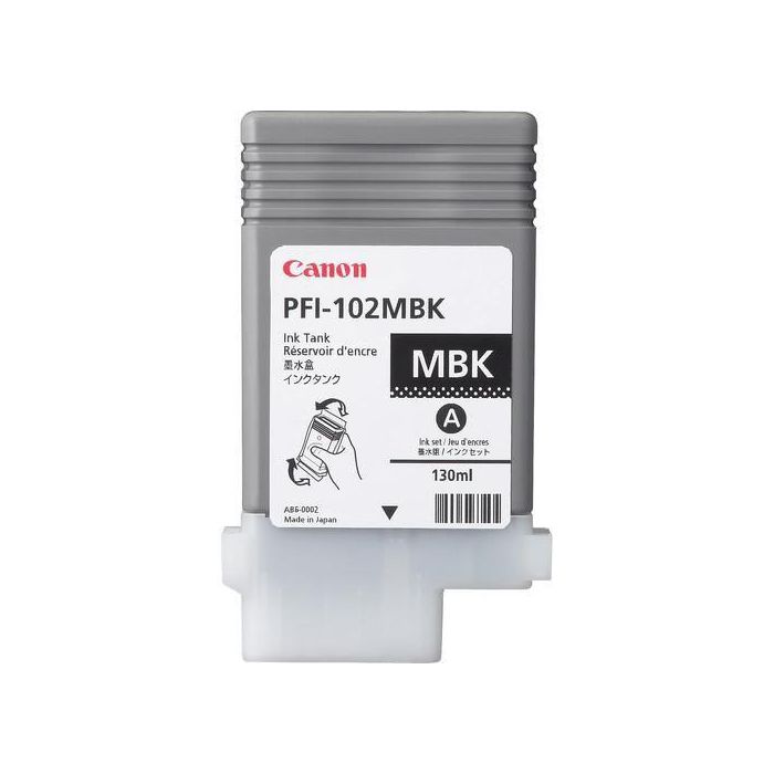 Canon PFI-102MBK cartucho de tinta Ink-jet original negro mate