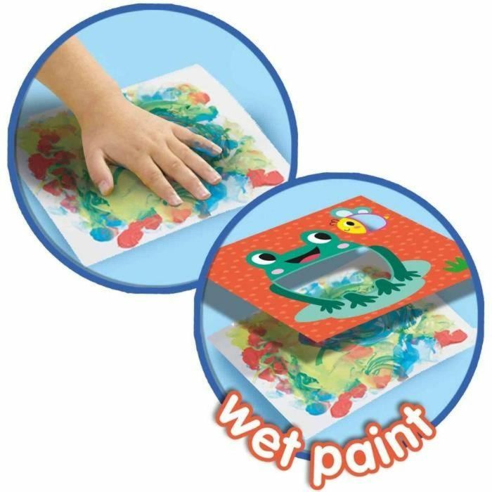 Set de Dibujo SES Creative Eco Finger Paint Cards 3