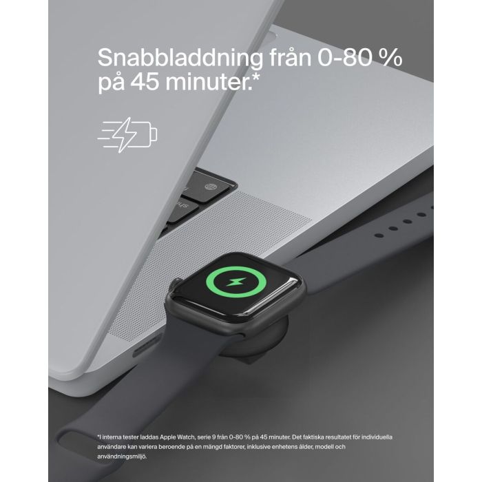 Cargador Inalámbrico Belkin WIZ022GLBK-B1 Blanco Negro 5