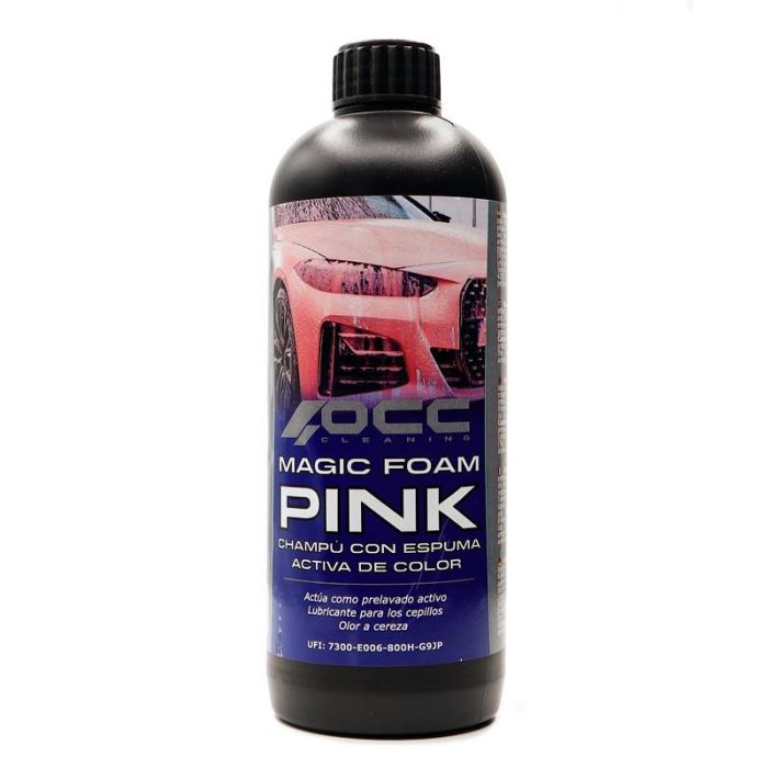 Occ Motorsport OCC47080 Champú Espumante Magic Foam para Coche Rosa 500 mL Concentrado Gran Poder Espumante Prelavado Activo Occ Motorsport OCC47080 Champú Espumante Magic Foam para Coche Rosa 500 mL Concentrado Gran Poder Espumante Prelavado Activo