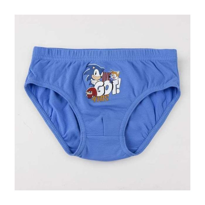 Cerdá Pack Calzoncillos Single Jersey 3 Piezas Sonic T06/08 Modelos Surtidos 6-8 Años 4