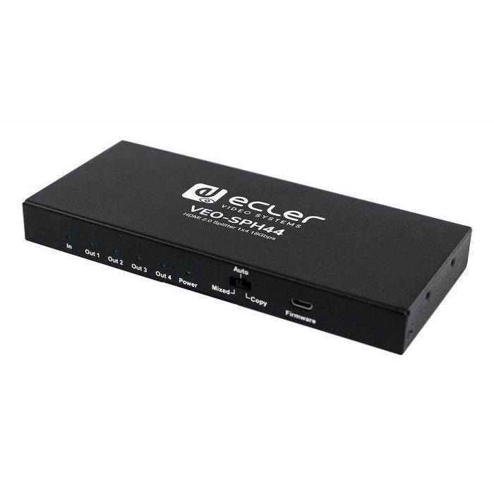 Ecler HDMI 2.0 Splitter 1x4 18Gbps Ecler HDMI 2.0 Splitter 1x4 18Gbps