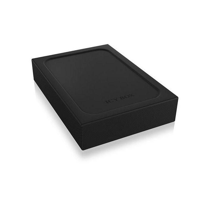 ICY BOX Carcasa Externa para Disco Duro 2.5" SATA a USB 3.0 con Protección contra Escritura, hasta 15mm de Altura, Aluminio