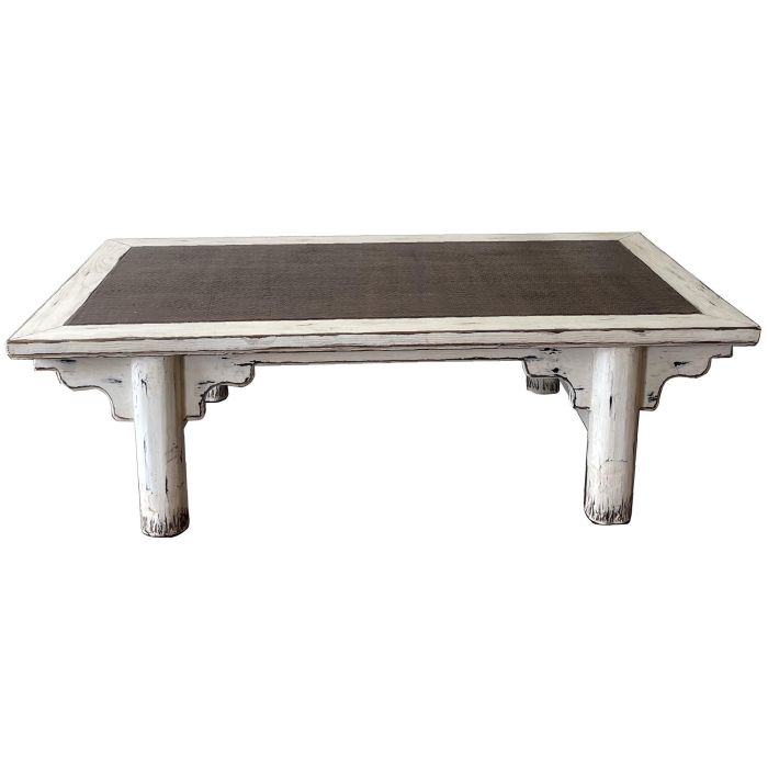 DKD Home Decor Mesa Centro Item Home Blanco Marron 167 x 90 x 50 cm 1 DKD Home Decor Mesa Centro Item Home Blanco Marron 167 x 90 x 50 cm 1