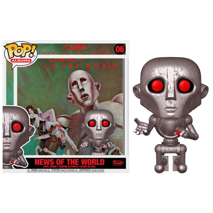Figura POP Queen News of the World with Album Case 0 Figura POP Queen News of the World with Album Case 0