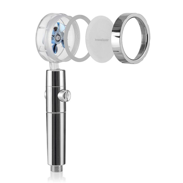 Ecoducha con Hélice de Presión y Filtro Purificador Heliwer InnovaGoods 15 Ecoducha con Hélice de Presión y Filtro Purificador Heliwer InnovaGoods 15