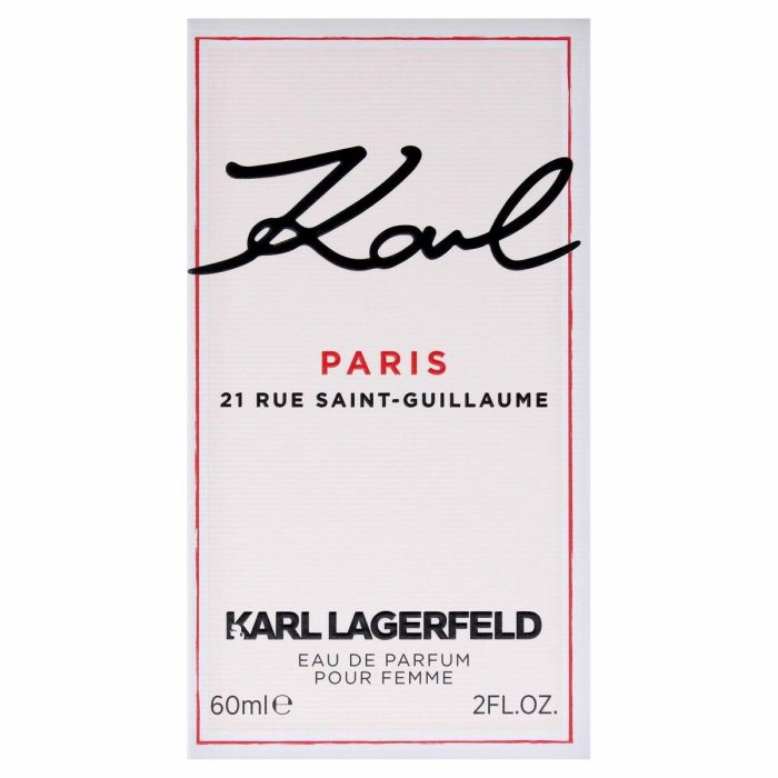 KARL LAGERFELD Karl Eau de Parfum 21 Rue Saint-Guillaume 60 ml para Mujer 4 KARL LAGERFELD Karl Eau de Parfum 21 Rue Saint-Guillaume 60 ml para Mujer 4