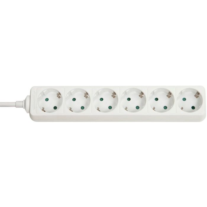 Lindy Regleta de Enchufes Schuko 6 Tomas, Blanca