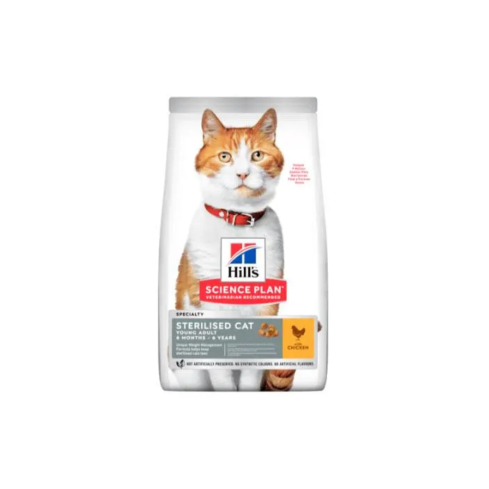 Hill's HSP Feline Adult Sterilised Pollo 7 kg Pienso para Gatos Adultos Esterilizados