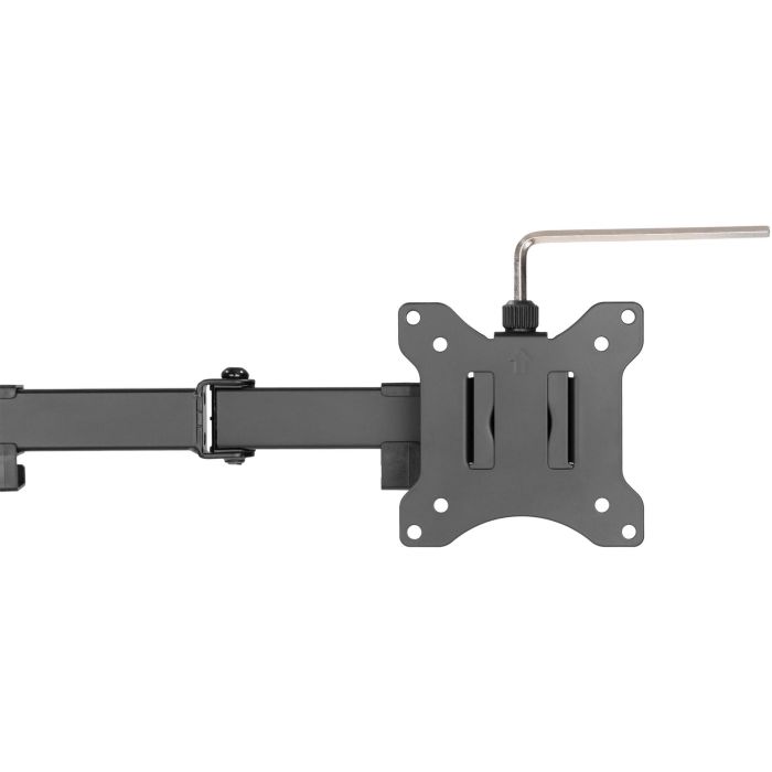 DIGITUS DA-90401 Soporte de escritorio para 2 Monitores de 15-32" hasta 8kg por pantalla, Stand Independiente, Negro 5