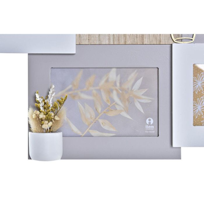 Marco Multifoto Urban DKD Home Decor Marron Blanco 3 x 39 x 46 cm (2 Unidades) 2 Marco Multifoto Urban DKD Home Decor Marron Blanco 3 x 39 x 46 cm (2 Unidades) 2