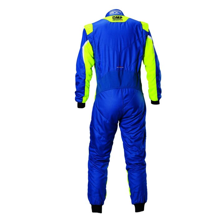 Traje De Carreras Omp Tecnica Evo Fia 8856-2018 Azul - Amarillo Talla 54 OMPIA0-1859-B01-044-54 1