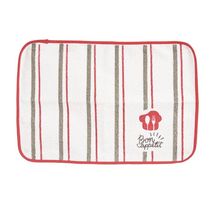 Kinvara Mantel Individual Rizo Bon Appetit 33x0.3x48 cm Poliester y Algodon (Set de 24)