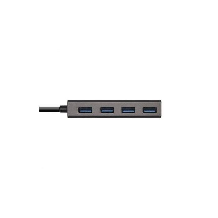 Aisens Hub USB 3.1 con 4 puertos Tipo A a USB-C, Gris, 15 cm 2 Aisens Hub USB 3.1 con 4 puertos Tipo A a USB-C, Gris, 15 cm 2