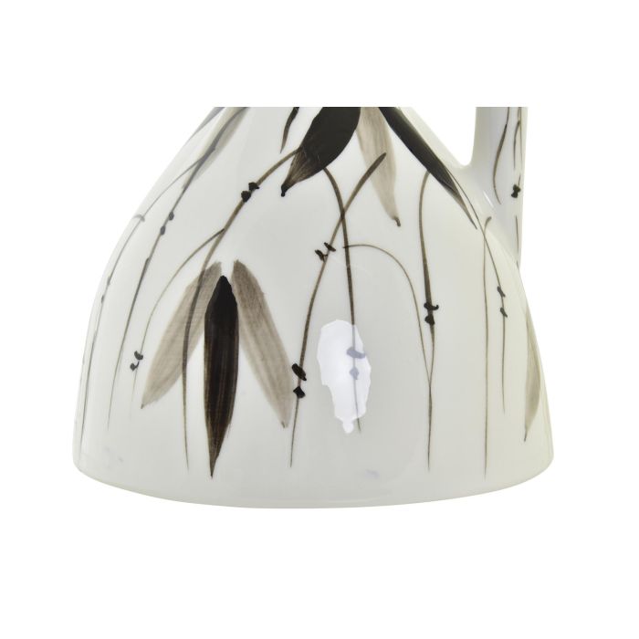 DKD Home Decor Jarrón Urban de Porcelana Blanco y Negro, 15 x 28 x 15 cm (Pack de 2) 2 DKD Home Decor Jarrón Urban de Porcelana Blanco y Negro, 15 x 28 x 15 cm (Pack de 2) 2