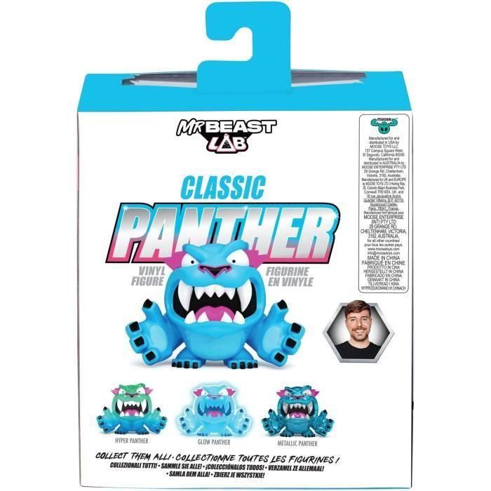 Figura Vinilo - MOOSE TOYS - Classic Panther Mr. Beast Lab - 8,8 cm, Colección 1