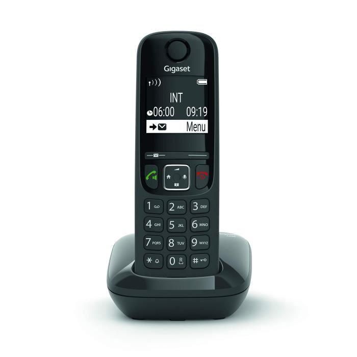 Teléfono fijo GIGASET AS690 Duo Negro 4 Teléfono fijo GIGASET AS690 Duo Negro 4