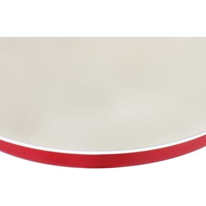 GSW 456715 Crepera de Aluminio 26 cm con Espátula, Exterior Silicona Roja, Para Todo Tipo de Fuegos Incluida Inducción 4