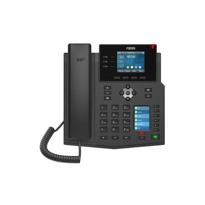 Fanvil X4U V2 Teléfono VoIP Empresarial con Pantalla a Color y PoE 1