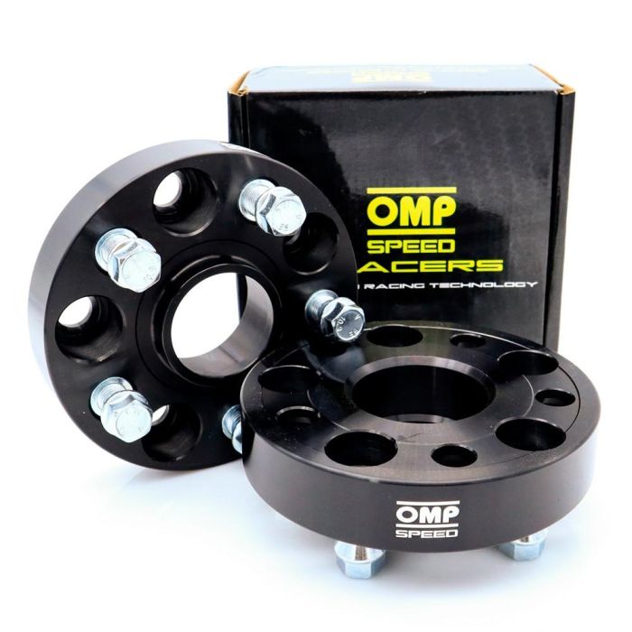Omp OMPS09143001 Juego de Separadores Doble Centraje/Fija, Ancho 30mm, PCD 5x112, Buje 57.1, Tornillo M14x1.5 Omp OMPS09143001 Juego de Separadores Doble Centraje/Fija, Ancho 30mm, PCD 5x112, Buje 57.1, Tornillo M14x1.5