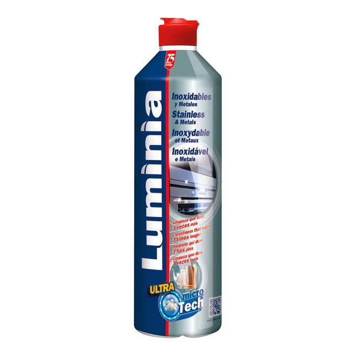 Crema limpia metales y acero inoxidable, 500 ml