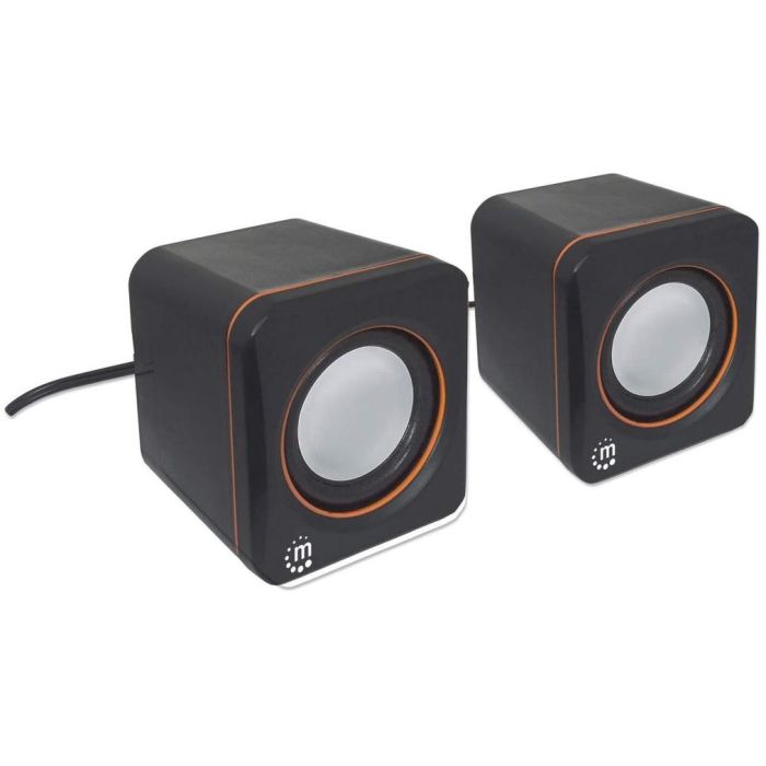 MANHATTAN 2600 Lautsprechersystem Voller Stereoklang und kompaktes Format optimal fuer das mobile Musikerlebnis 1