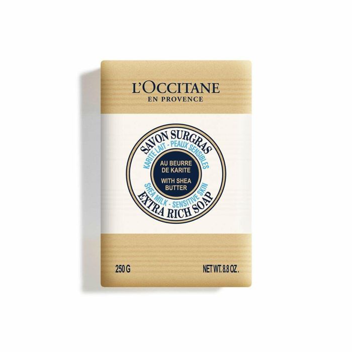 L'Occitane En Provence Karité Jabón Surgras Sólido Piel Sensible y Rostro Nutritivo Suavizante 99% Biodegradable 250g L'Occitane En Provence Karité Jabón Surgras Sólido Piel Sensible y Rostro Nutritivo Suavizante 99% Biodegradable 250g