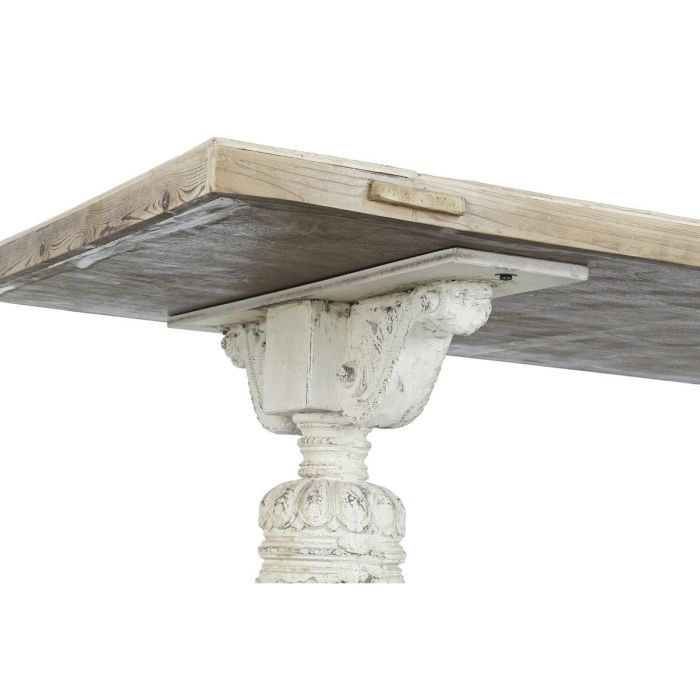 Mesa Comedor Neoclasico DKD Home Decor Natural Blanco 90 x 78 x 200 cm 1 Mesa Comedor Neoclasico DKD Home Decor Natural Blanco 90 x 78 x 200 cm 1