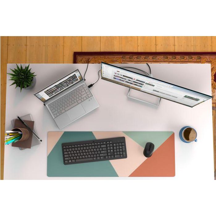 HP 330 Set de Teclado y Ratón Inalámbrico Ergonómico y Preciso con Teclado Numérico - Diseño Alemán 22 HP 330 Set de Teclado y Ratón Inalámbrico Ergonómico y Preciso con Teclado Numérico - Diseño Alemán 22