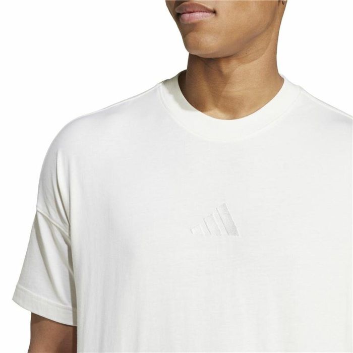Camiseta de Manga Corta Hombre Adidas All Szn Graphic Blanco 2