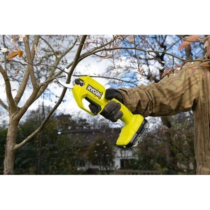 Podadora inalámbrica RYOBI ONE + 18V - SK5 Hojas japonesas de derivación cromadas de acero al carbono - Corte de 25 mm - Sin batería ni cargador 5 Podadora inalámbrica RYOBI ONE + 18V - SK5 Hojas japonesas de derivación cromadas de acero al carbono - Corte de 25 mm - Sin batería ni cargador 5
