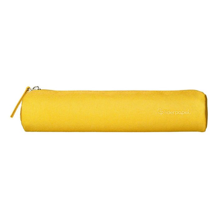 Estuche Portatodo Liderpapel Slim Cilindrico 220x45 mm Amarillo