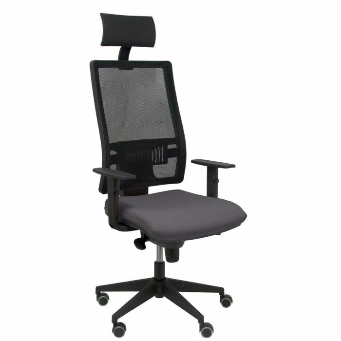 PIQUERAS Y CRESPO Silla Horna sincro bali gris oscuro brazos 1D cabecero fijo PIQUERAS Y CRESPO Silla Horna sincro bali gris oscuro brazos 1D cabecero fijo