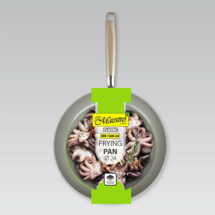 Sartén Feel Maestro MR-1209-24 Gris Acero Inoxidable Aluminio Ø 24 cm 1 Sartén Feel Maestro MR-1209-24 Gris Acero Inoxidable Aluminio Ø 24 cm 1
