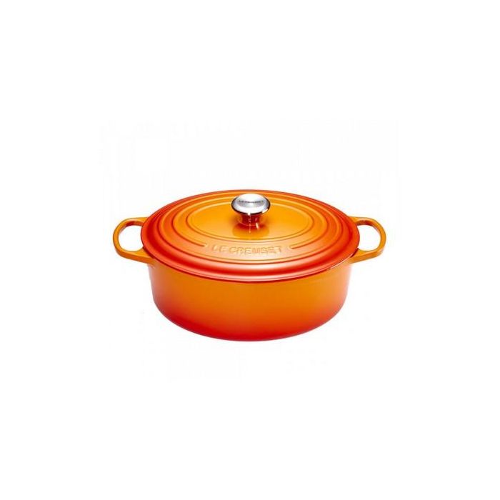 Le Creuset Bräter Signature Oval 29 cm Ofenrot