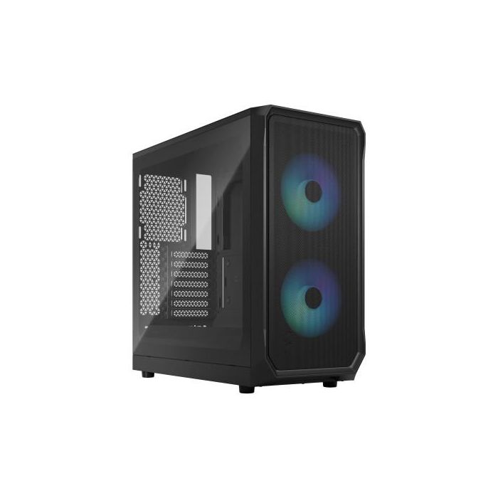 Focus de diseño fractal 2 RGB Black TG Clear PC Case Focus de diseño fractal 2 RGB Black TG Clear PC Case