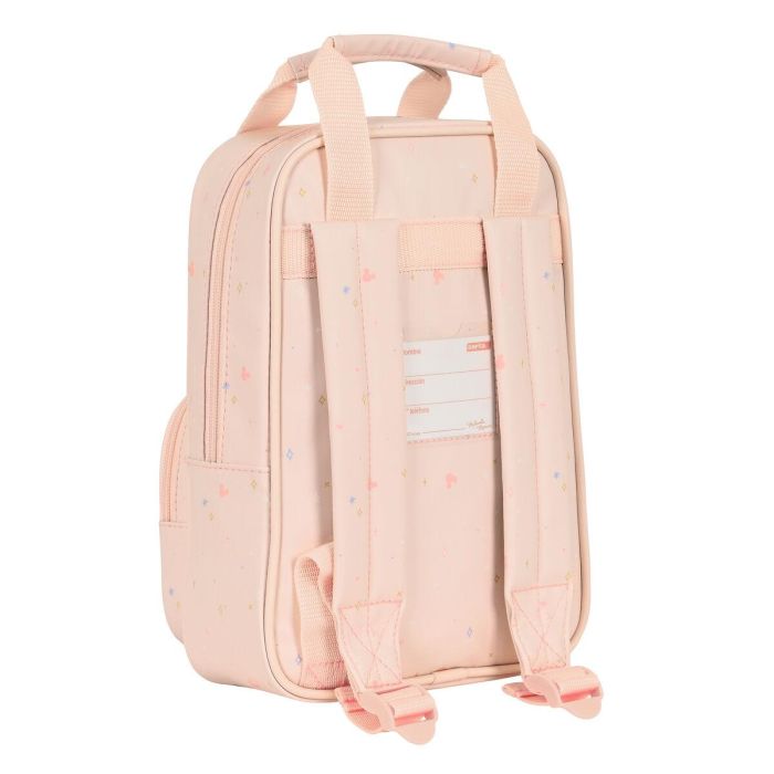 Mochila Escolar Minnie Mouse Rosa (20 x 28 x 8 cm) 2