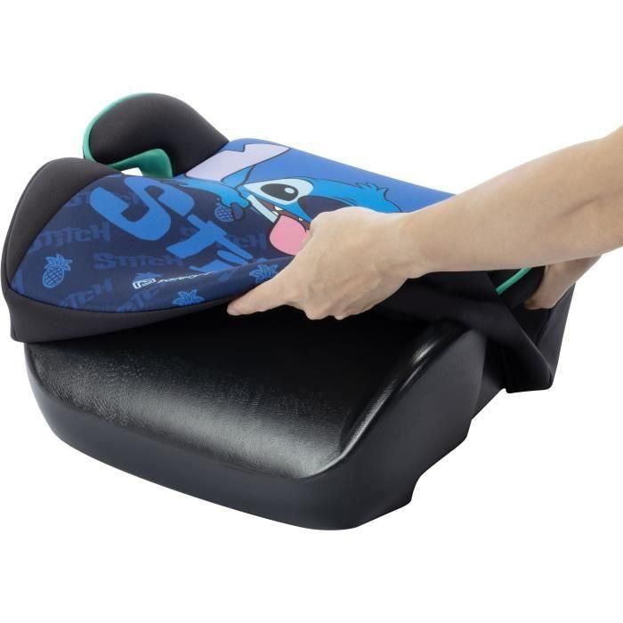 Asiento elevador para auto SAFETY 1st Disney© Star Plus i-Safe Stitch, grupo 3, con cinturón, de 6 a 10-12 años (36 kg), Classic Stitch 1 Asiento elevador para auto SAFETY 1st Disney© Star Plus i-Safe Stitch, grupo 3, con cinturón, de 6 a 10-12 años (36 kg), Classic Stitch 1