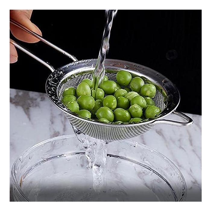 Colador de acero inoxidable Quttin 16 cm (12 Unidades) 6 Colador de acero inoxidable Quttin 16 cm (12 Unidades) 6