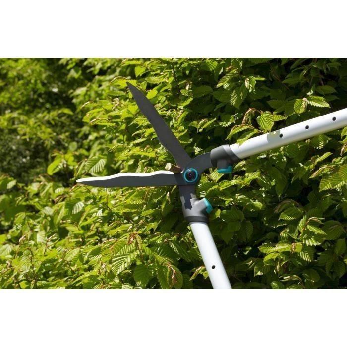 Gardena TeleCut Cortasetos Telescópico con Cuchillas Onduladas Antiadherentes, Brazos Extensibles de Aluminio +20cm, Longitud de Corte 25cm 1 Gardena TeleCut Cortasetos Telescópico con Cuchillas Onduladas Antiadherentes, Brazos Extensibles de Aluminio +20cm, Longitud de Corte 25cm 1