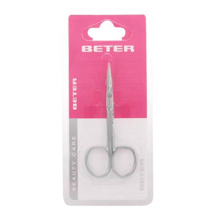 Beter Tijeras de Manicura Curvas para Eliminar Cutículas y Pieles Sobrantes. Acabado Cromado y Punta Precisa, Cuidado Óptimo Uñas, 1 Ud. 0 Beter Tijeras de Manicura Curvas para Eliminar Cutículas y Pieles Sobrantes. Acabado Cromado y Punta Precisa, Cuidado Óptimo Uñas, 1 Ud. 0