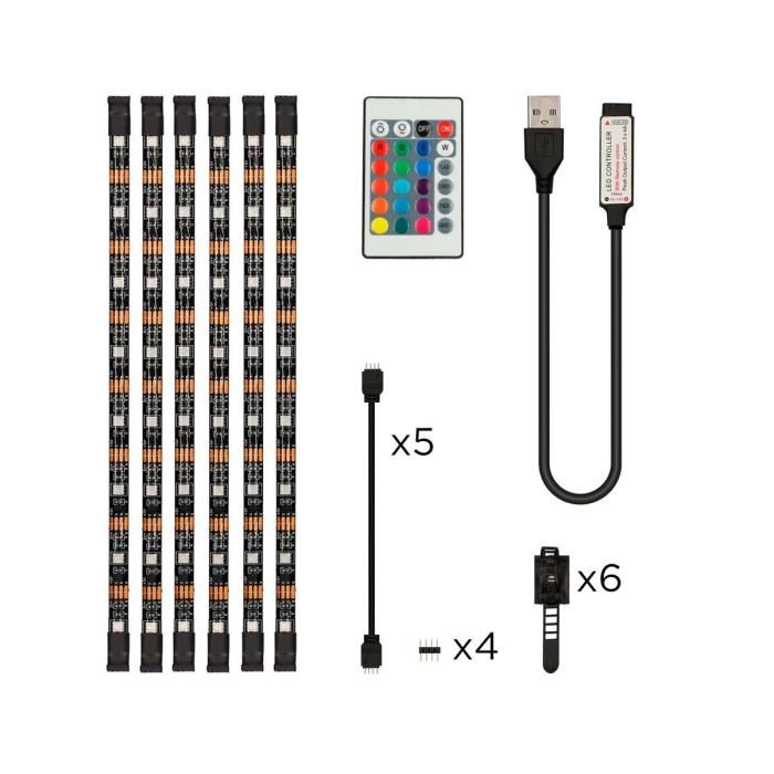 Tiras LED KSIX RGB 6 Tiras LED KSIX RGB 6