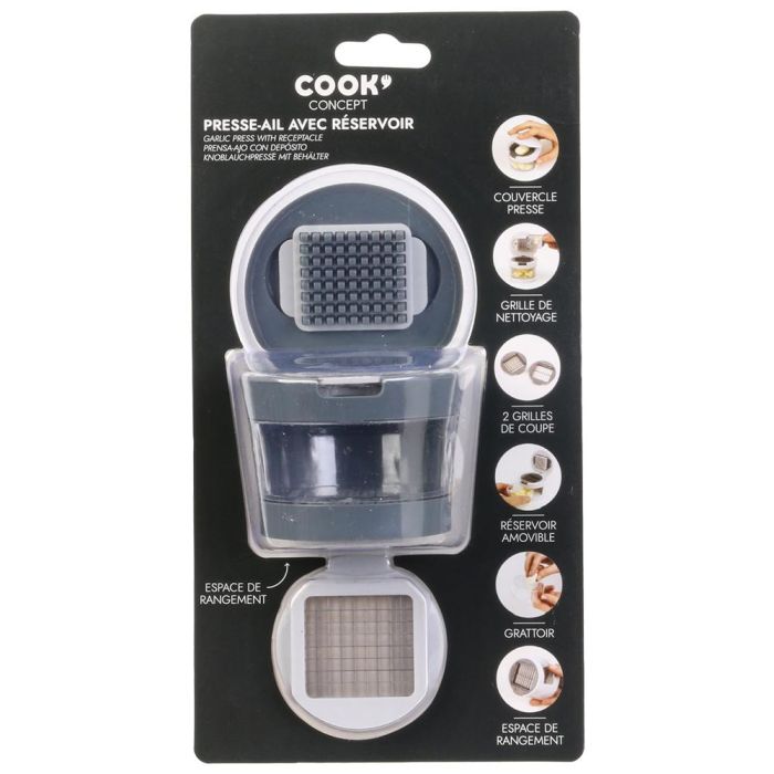 Cook Concept Prensa Ajos con Depósito Extraíble y Tapa 1