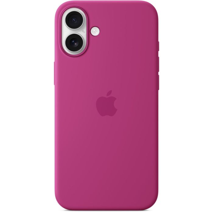 Apple Funda iPhone 16 Plus MagSafe de Silicona - Fucsia con Protección contra Caídas y Resistente a Rayones 3