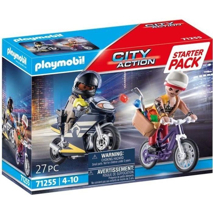 Playmobil Fuerzas Especiales y Ladrón City Action para 4+ años
