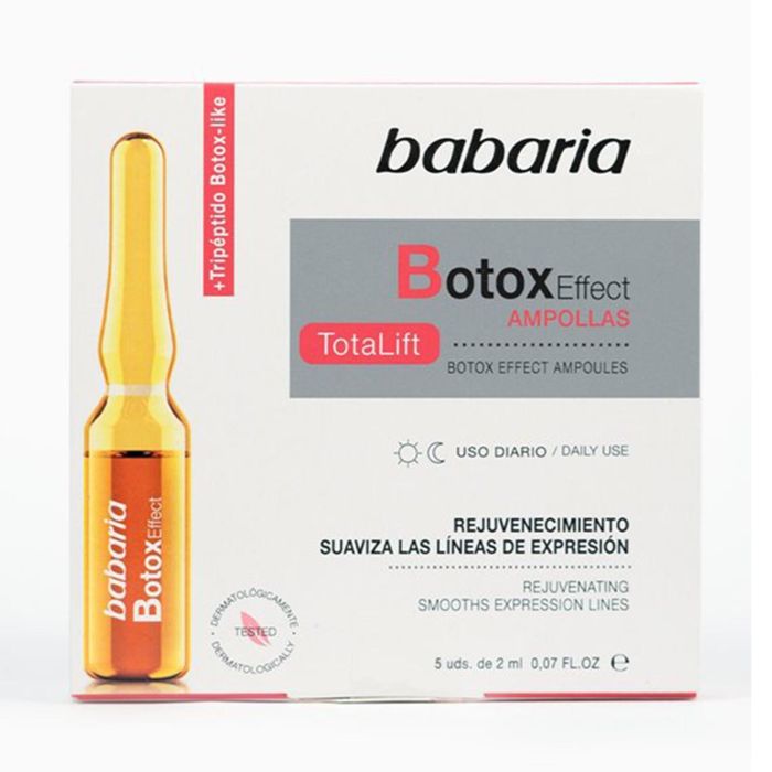 Babaria Efecto botox ampollas rejuvenecimiento uso diario 10 ml Babaria Efecto botox ampollas rejuvenecimiento uso diario 10 ml